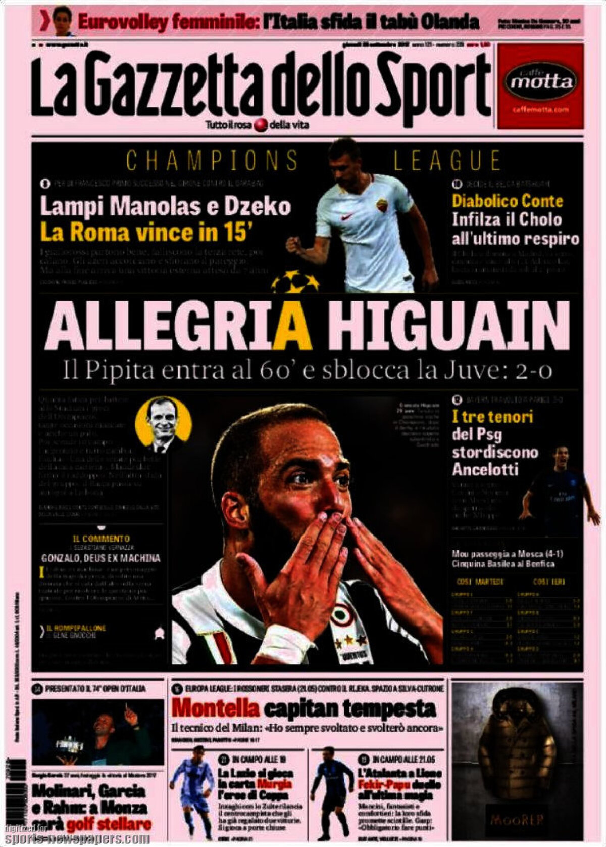 Ce scriu azi ziarele de sport din lume (28 septembrie 2017)