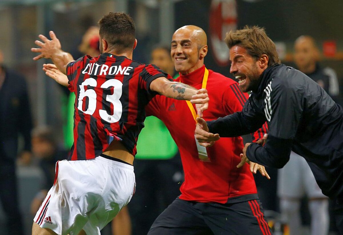 FOTO+VIDEO Milan "last minute"! Cutrone, coșmarul Craiovei, a lovit din nou și a adus o victorie dramatică italienilor