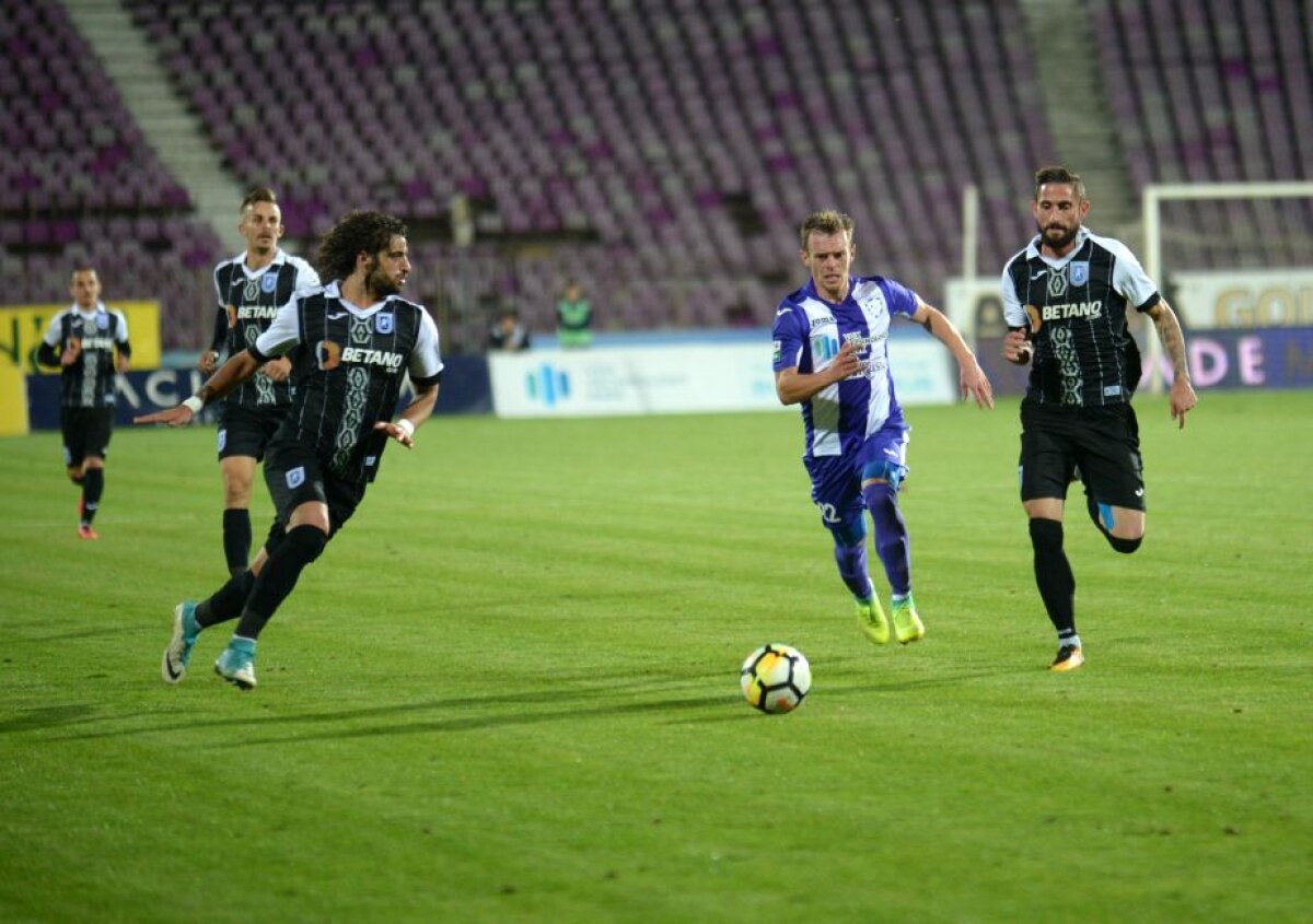 VIDEO+FOTO » Craiova câștigă cu Timișoara, 2-0, și se apropie de liderul CFR Cluj! Băluță a participat la ambele reușite ale oltenilor