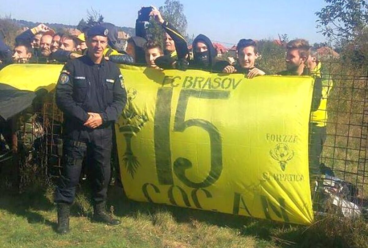 FOTO A jucat împotriva lui Inter, iar acum e erou pentru suporterii lui FC Brașov: "Suntem mândri"