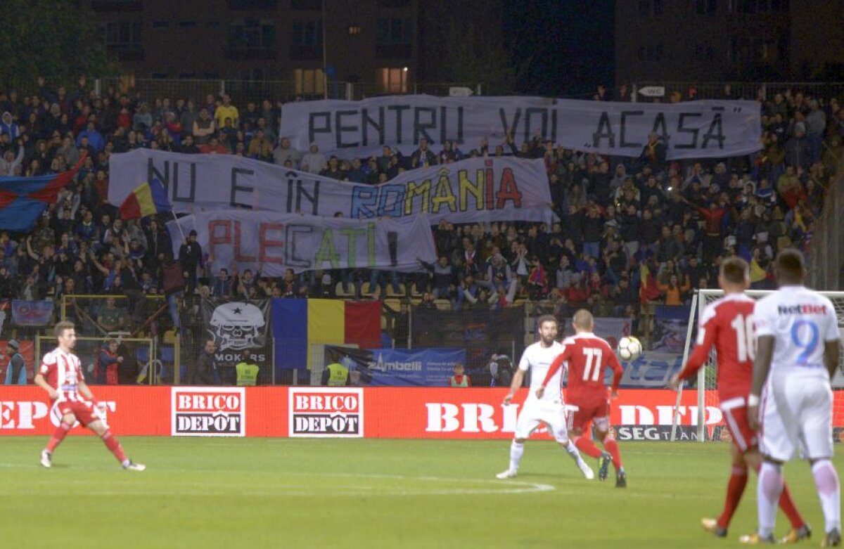 VIDEO+FOTO Xenofobia e la ea acasă la Brașov » Ciocniri verbale dure între galeriile celor de la FCSB și Sepsi!