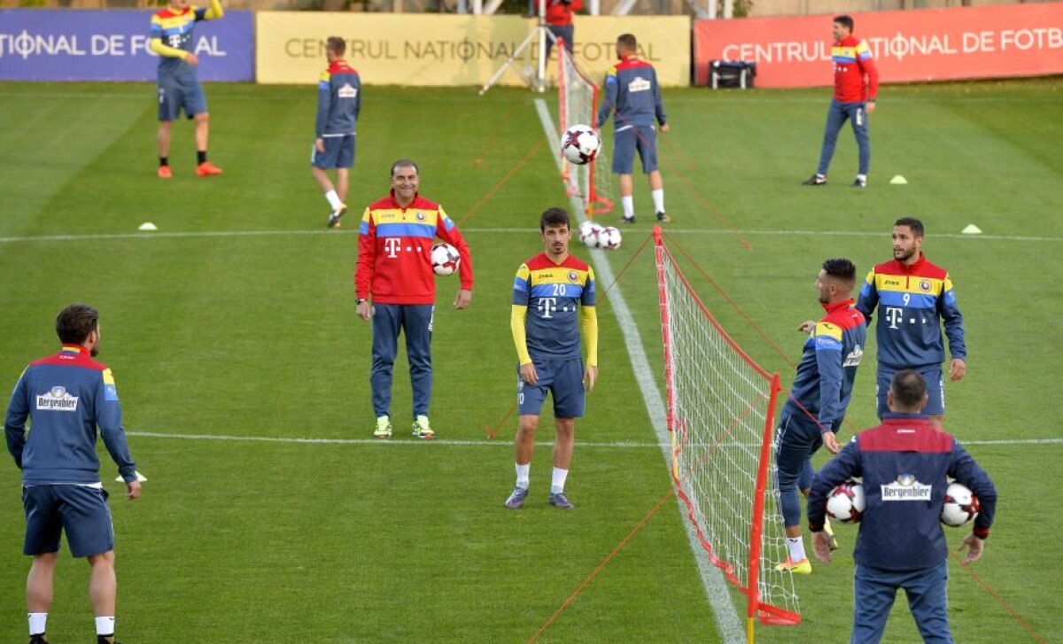 VIDEO + FOTO Cosmin Contra a condus primul antrenament al naționalei: doar 10 "tricolori" au fost prezenți