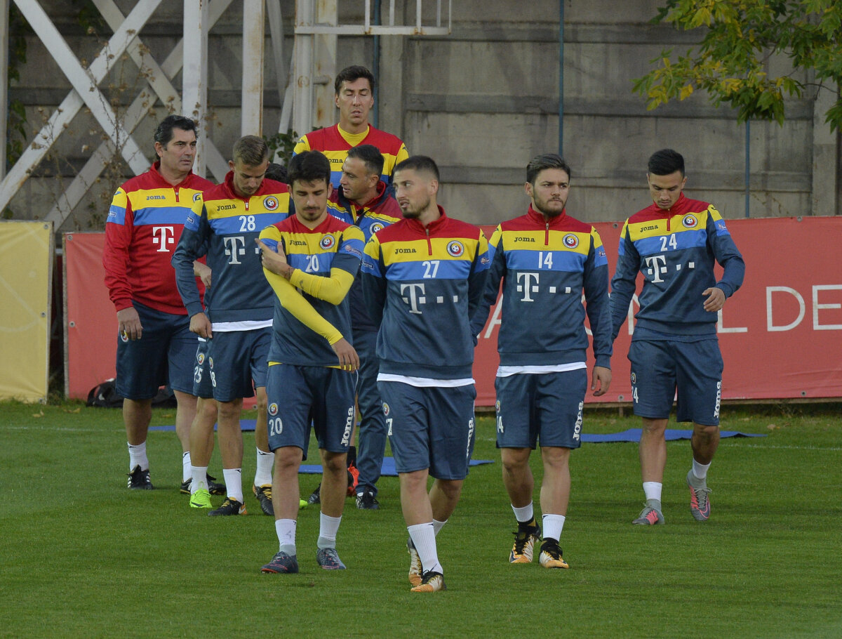 VIDEO + FOTO Cosmin Contra a condus primul antrenament al naționalei: doar 10 "tricolori" au fost prezenți