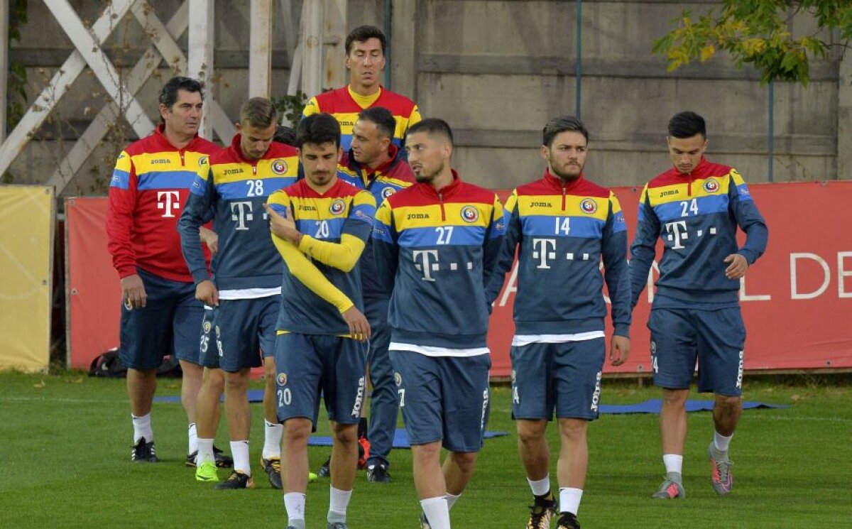 VIDEO + FOTO Cosmin Contra a condus primul antrenament al naționalei: doar 10 "tricolori" au fost prezenți