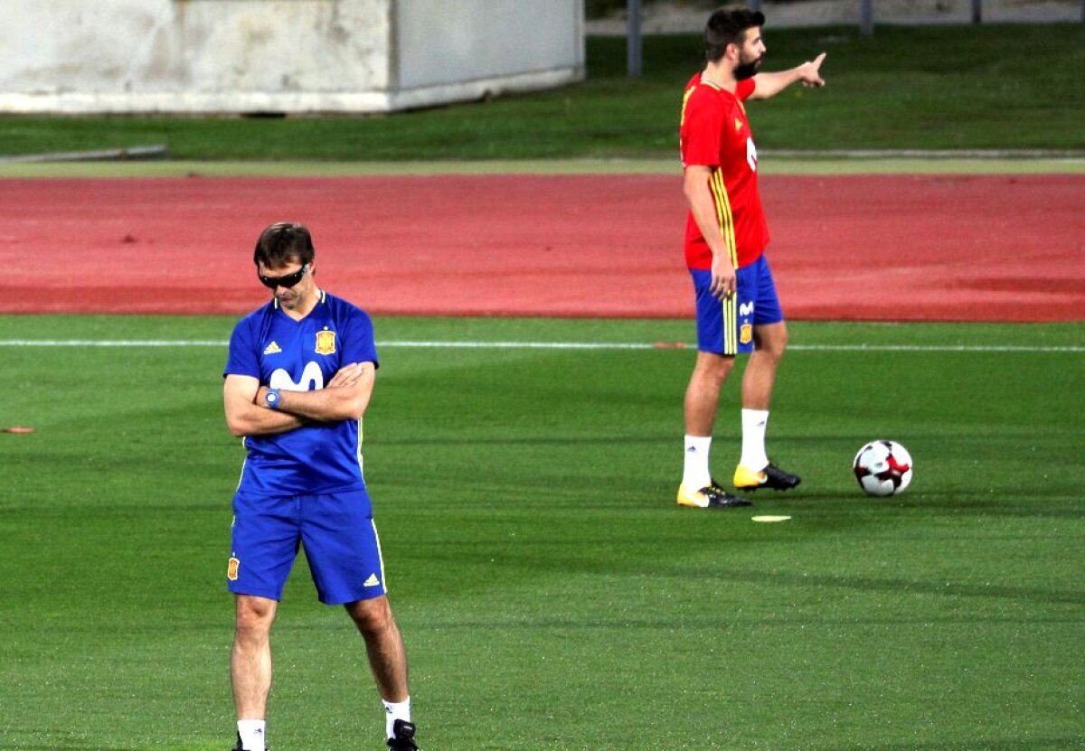 GALERIE FOTO Scandal la antrenamentul naționalei Spaniei » Pique, atacat dur: "Nenorocitule, nu mai veni la națională!"