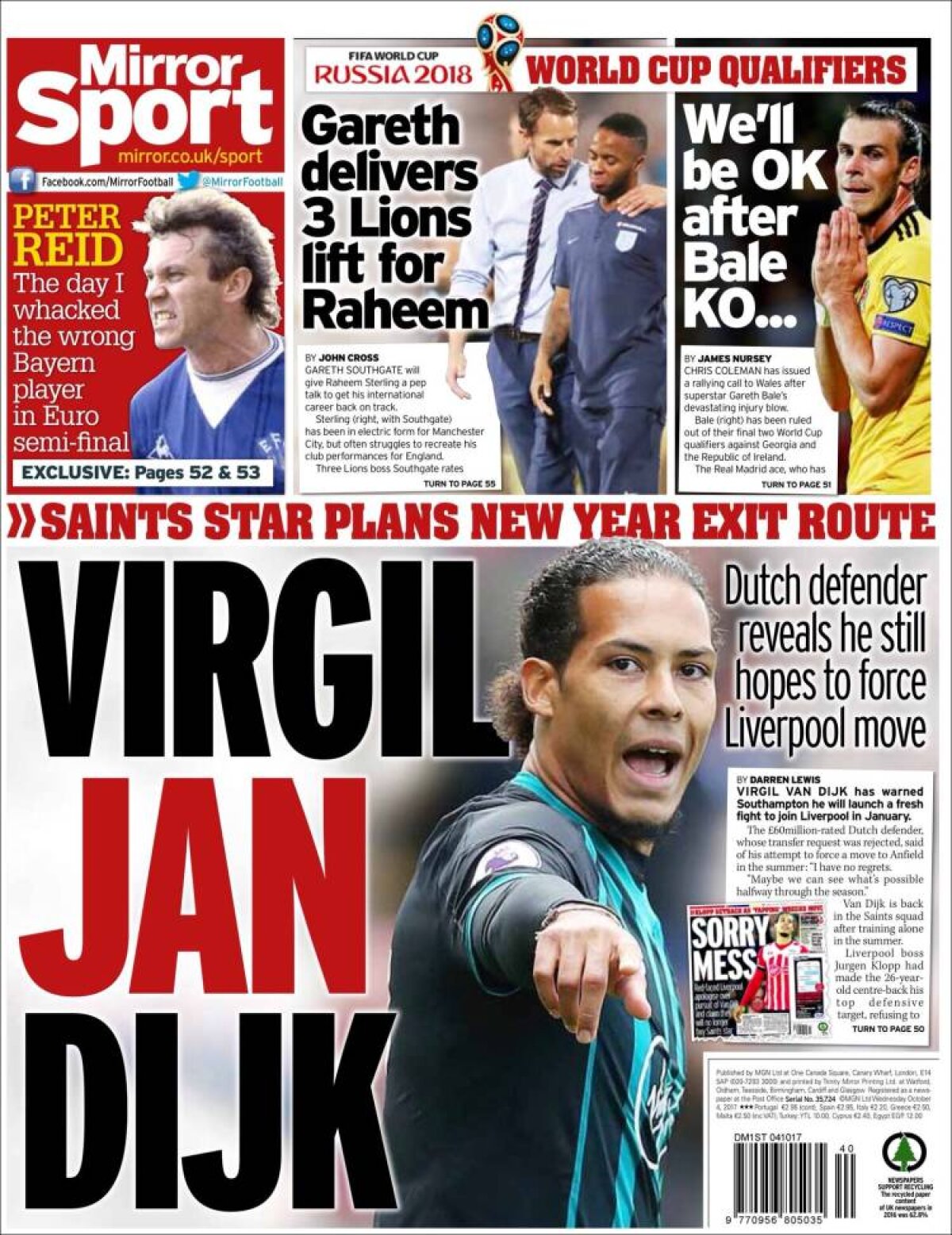 Ce scriu azi ziarele de sport din lume (4 octombrie 2017)