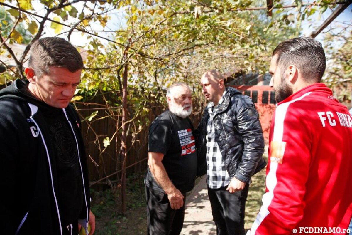 FOTO Dinamoviștii au comemorat 17 ani de la moartea lui Hîldan! Miriuță și jucătorii s-au întâlnit la cimitir cu tatăl "Unicului căpitan"