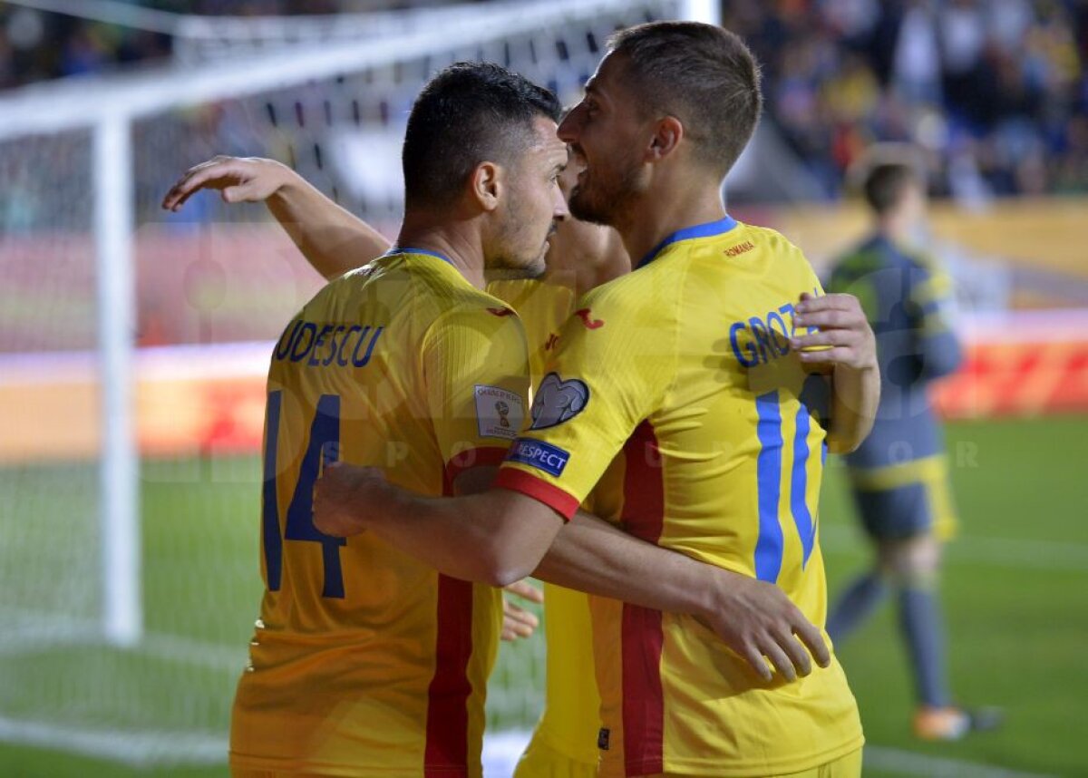 FOTO + VIDEO Dedicație pentru Daum » România a învins-o pe Kazahstan, scor 3-1, iar Budescu a făcut spectacol 
