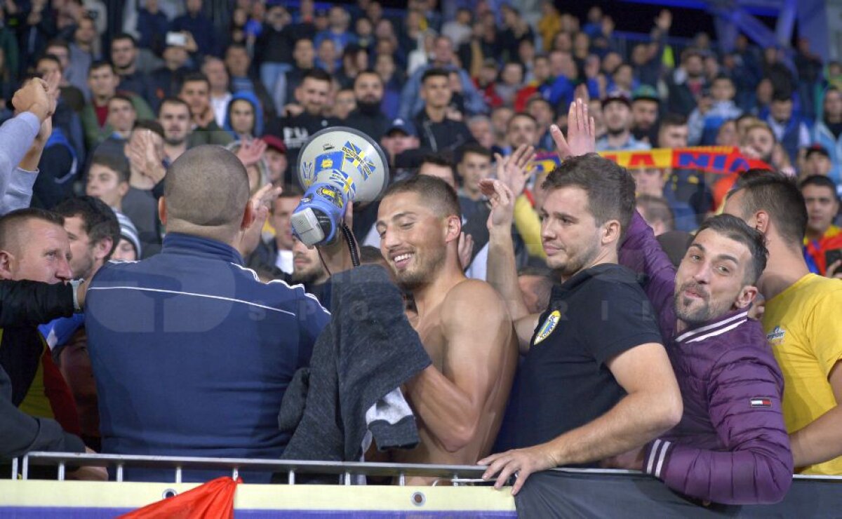 FOTO Ce nu s-a văzut la TV! Grozav, șef de galerie după meci + ce s-a întâmplat cu Hoban, Budescu și Contra 