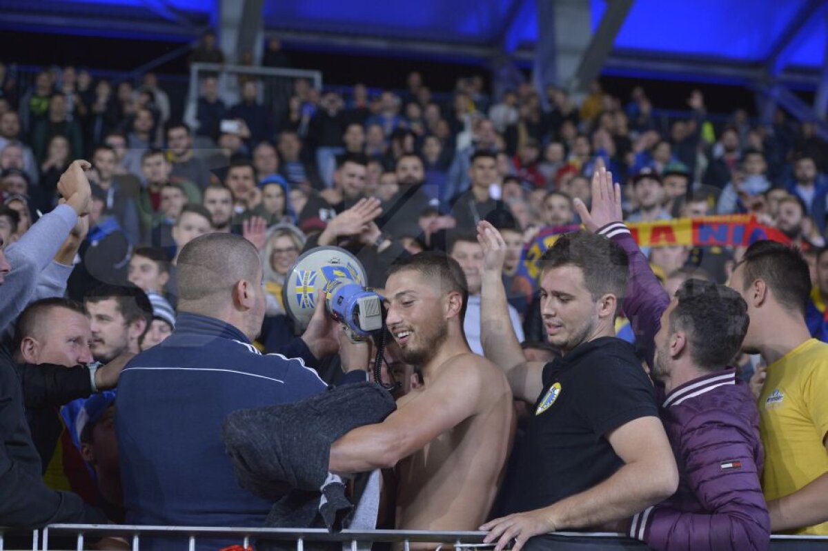 FOTO Ce nu s-a văzut la TV! Grozav, șef de galerie după meci + ce s-a întâmplat cu Hoban, Budescu și Contra 