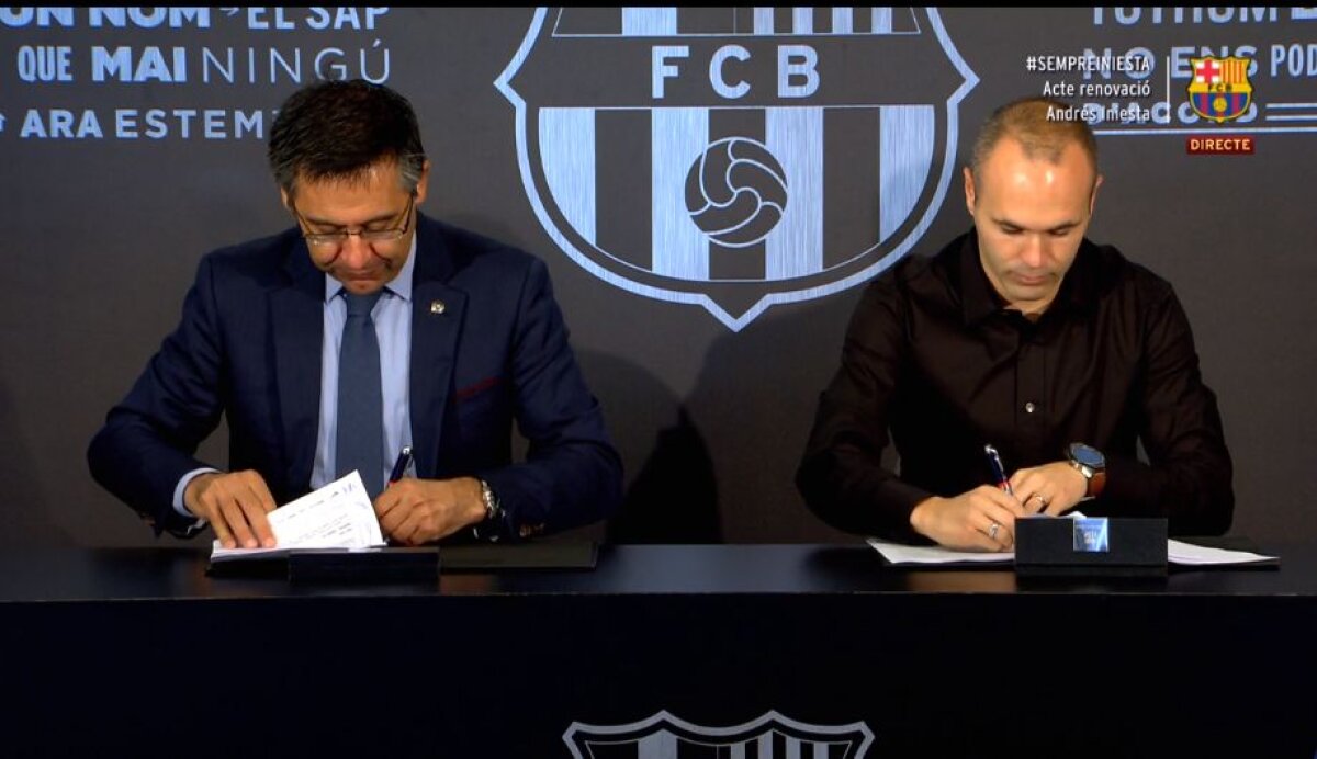 GALERIE FOTO » A semnat azi pe viață cu Barcelona! Este pentru prima dată în istoria clubului când se întâmplă asta!