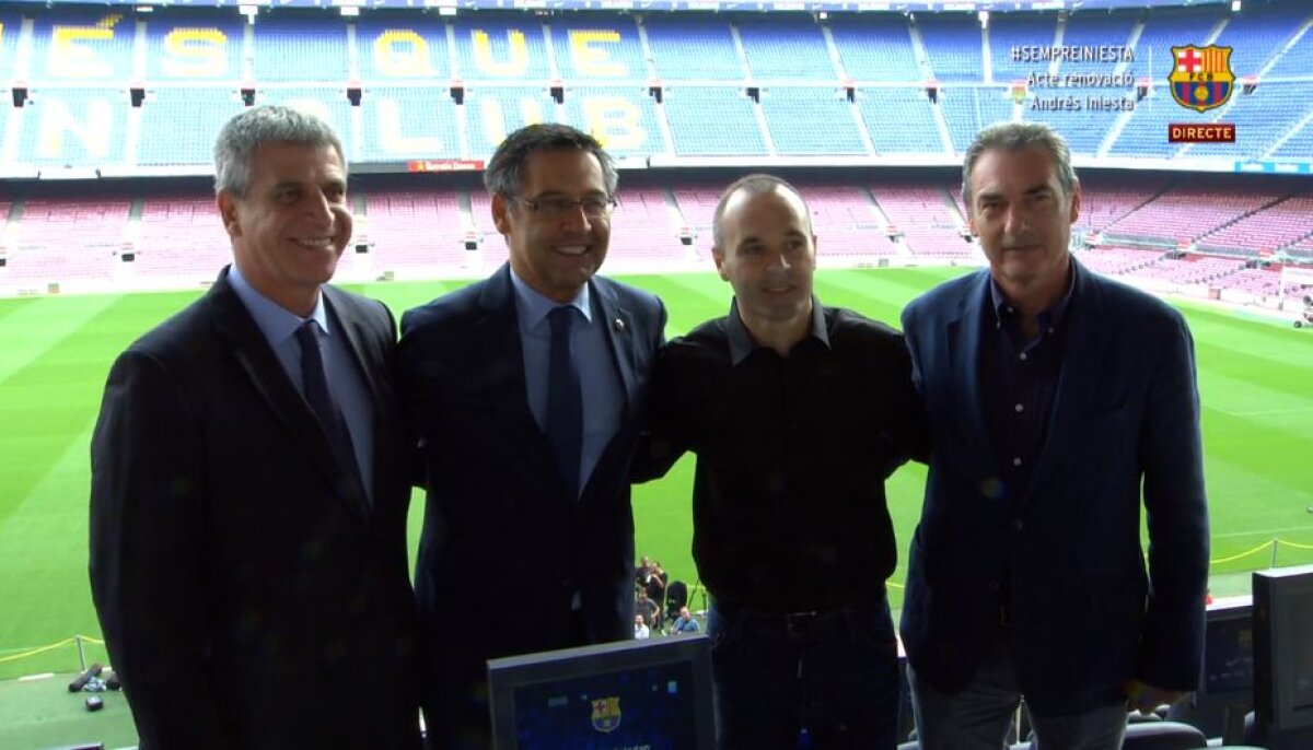 GALERIE FOTO » A semnat azi pe viață cu Barcelona! Este pentru prima dată în istoria clubului când se întâmplă asta!