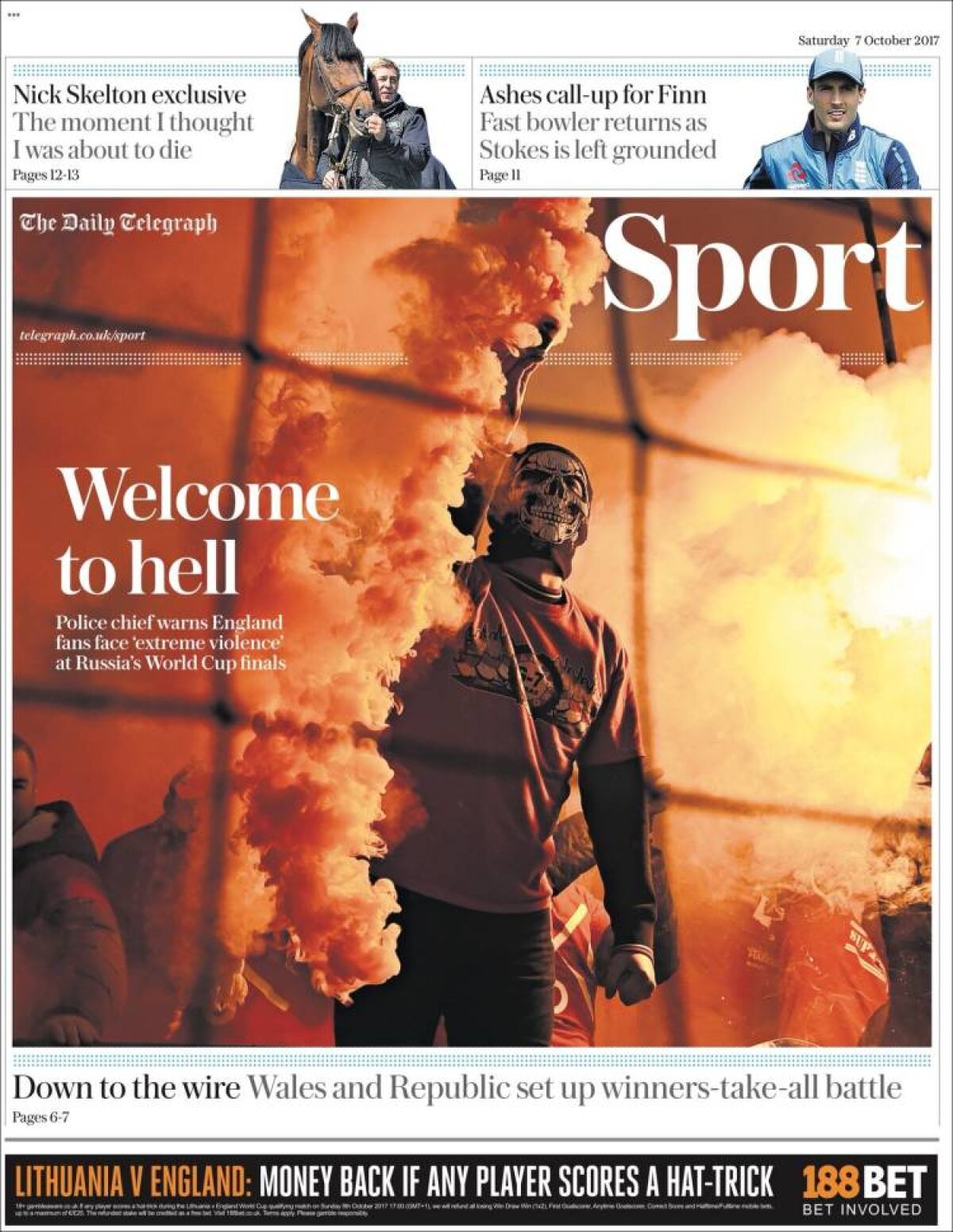 Ce scriu azi ziarele de sport din lume (7 octombrie 2017)