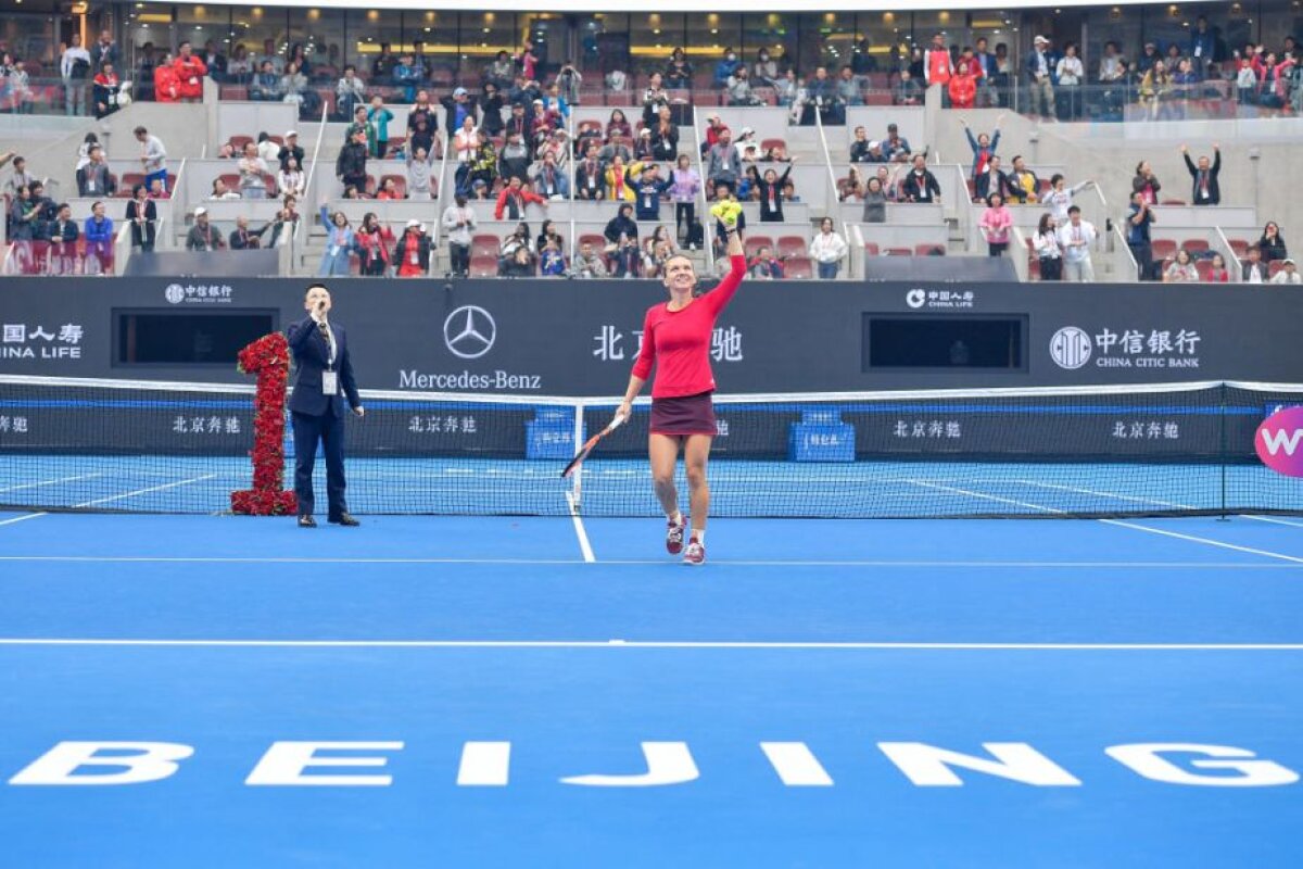 GALERIE FOTO Fotografii au surprins imaginile unei vis îndeplinit: Simona Halep, bucurie pură 