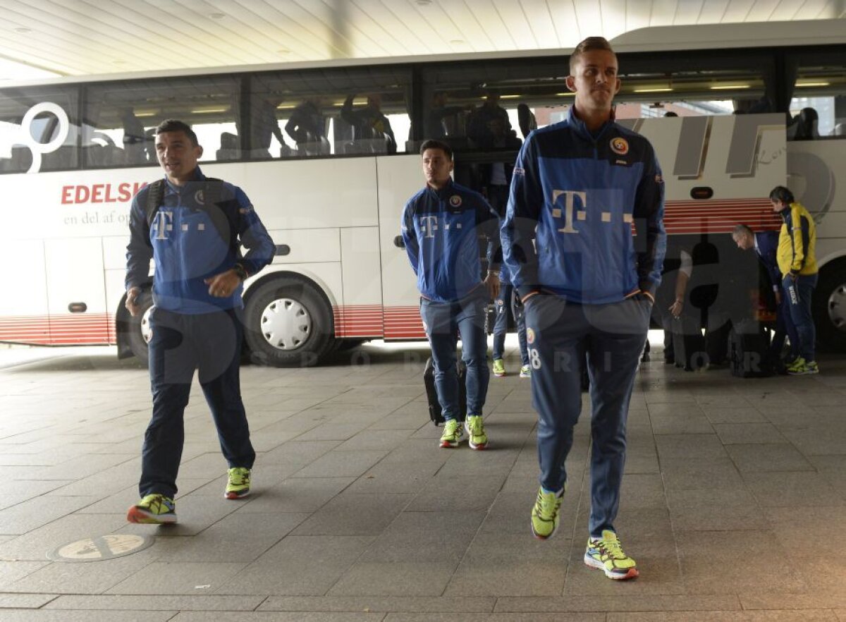 GALERIE FOTO "Tricolorii" au ajuns în Copenhaga: "Contra a adus un suflu nou naționalei"