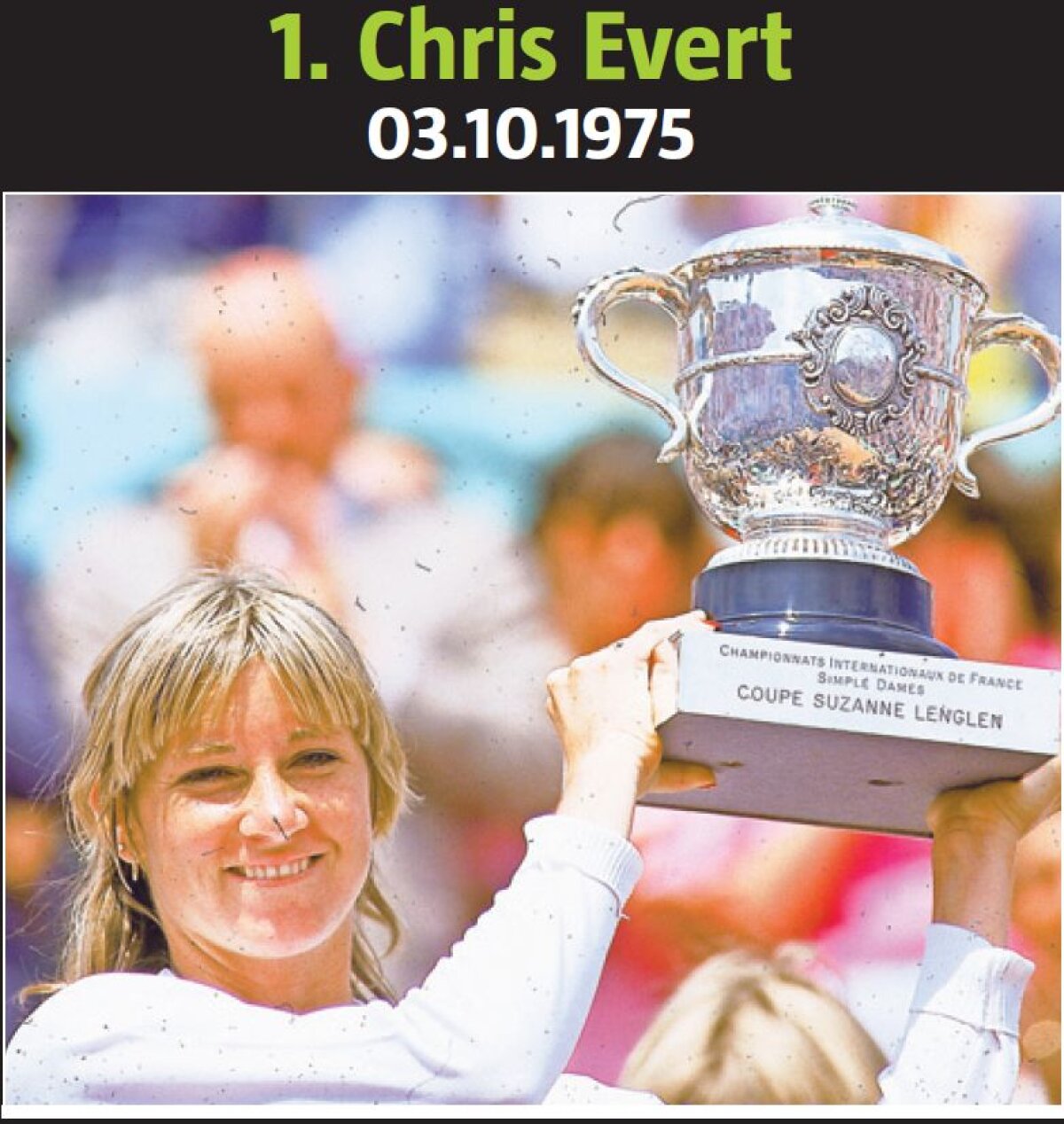 GALERIE FOTO Istorie în 25 de imagini: de la Evert la Halep » Toate jucătoarele care au fost numărul 1 mondial