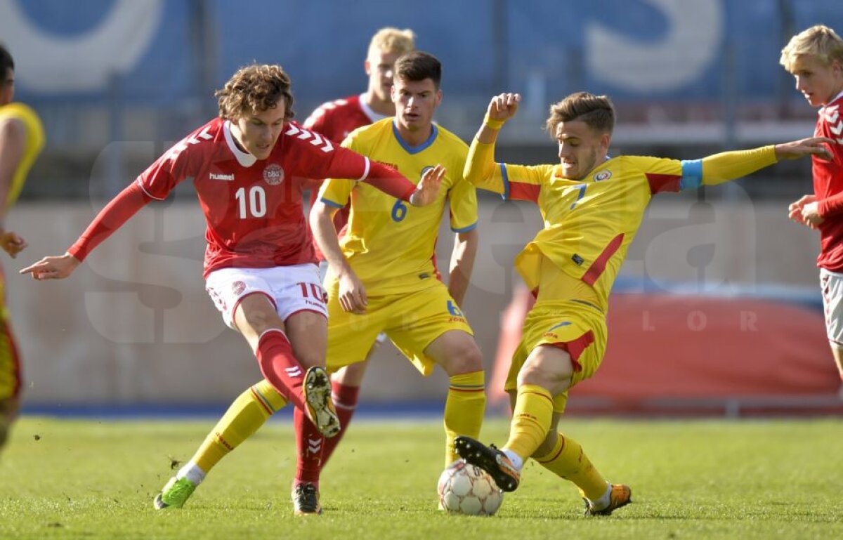 GALERIE FOTO România umilită de Danemarca » Naționala U19 a pierdut categoric pe terenul danezilor