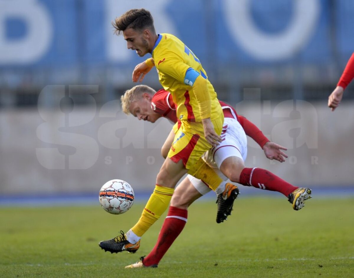 GALERIE FOTO România umilită de Danemarca » Naționala U19 a pierdut categoric pe terenul danezilor