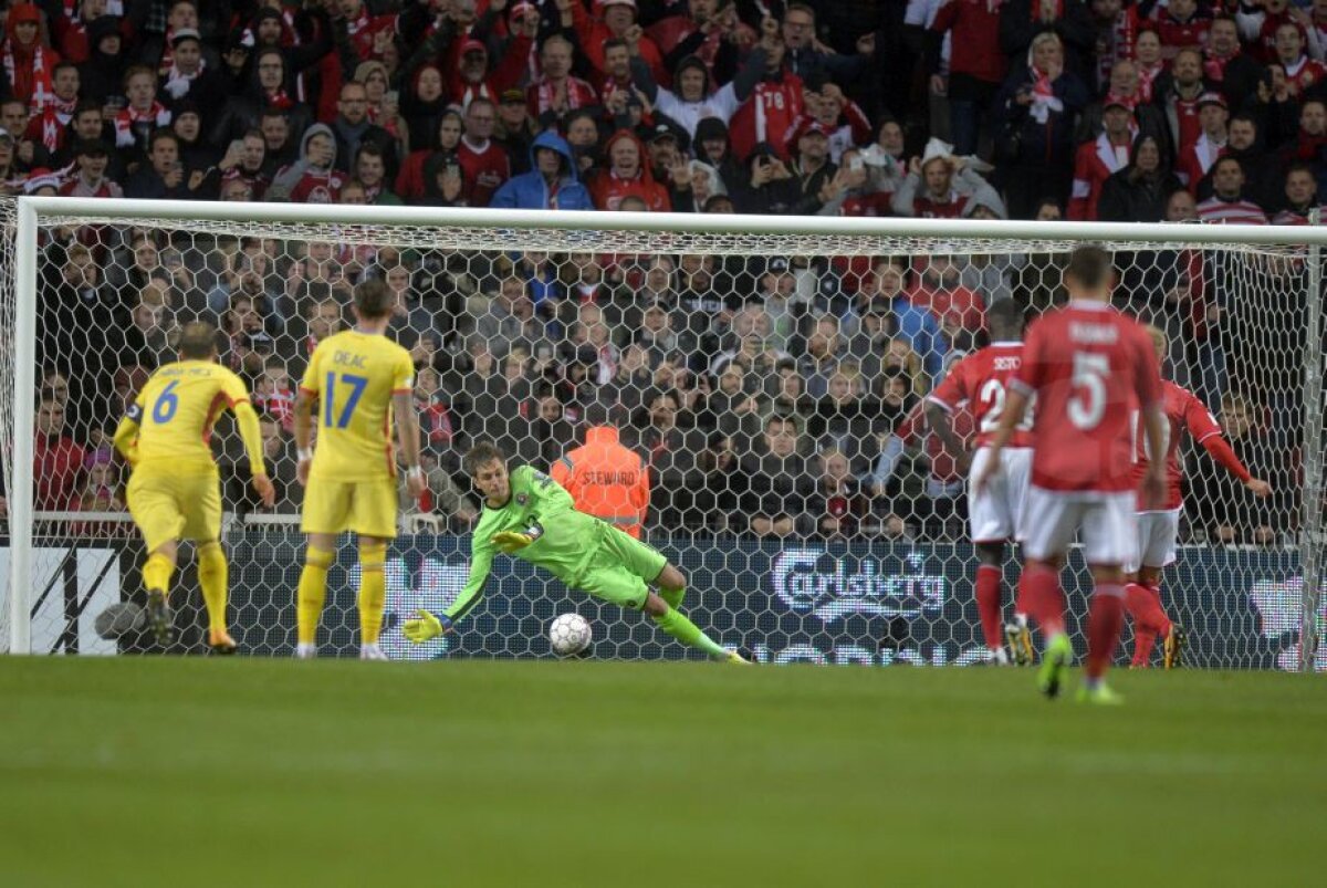 VIDEO+FOTO » România obține un punct în Danemarca, scor 1-1, însă danezii merg la baraj