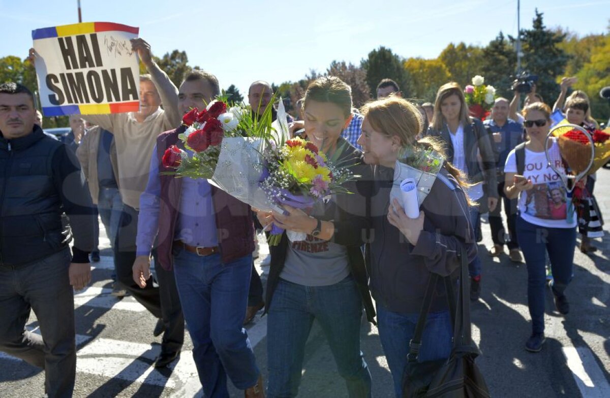 Simona Halep a revenit în România » Primele declarații ale liderului mondial: "Cel mai frumos mesaj a fost de la Serena!"