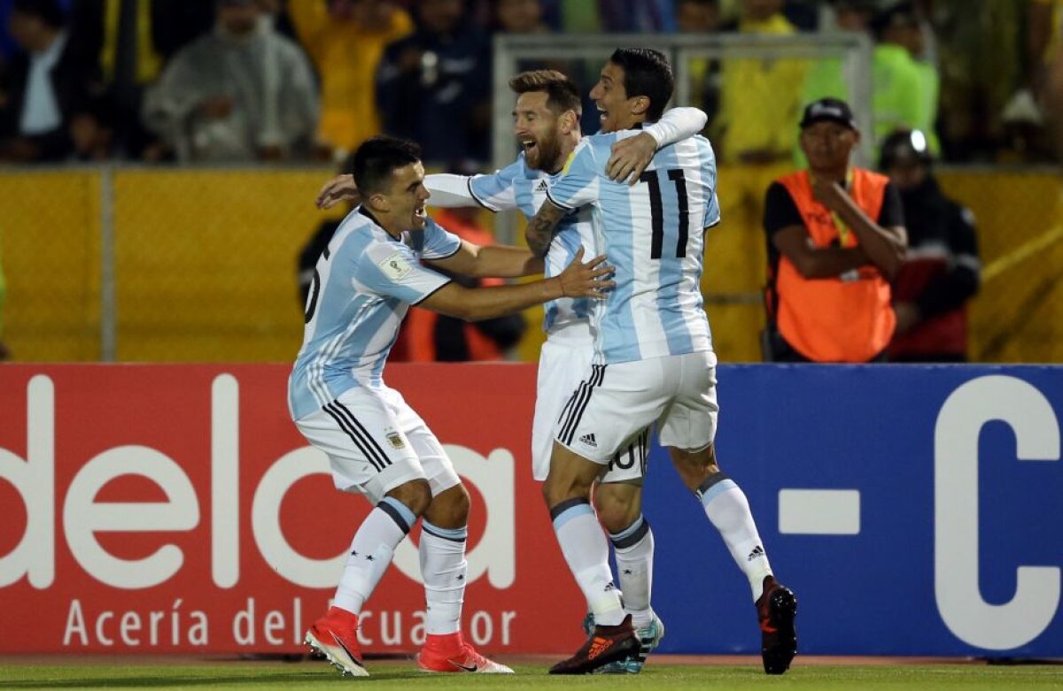 VIDEO și FOTO » Ecuador - Argentina 1-3 » MESSI, MESSI, MESSI! Hattrick-ul superstarului duce "pumele" în Rusia, la CM 2018! Cifre fabuloase la națională pentru căpitan
