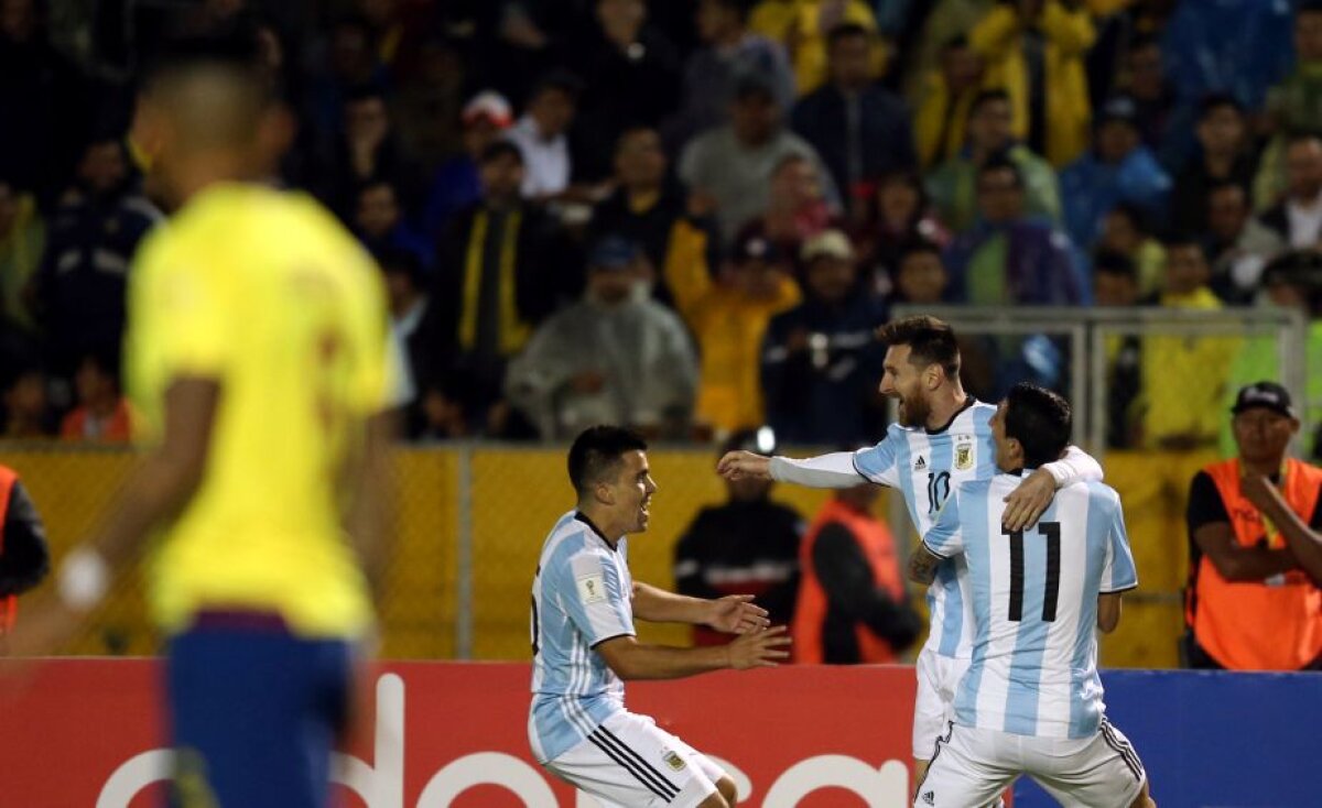 VIDEO și FOTO » Ecuador - Argentina 1-3 » MESSI, MESSI, MESSI! Hattrick-ul superstarului duce "pumele" în Rusia, la CM 2018! Cifre fabuloase la națională pentru căpitan