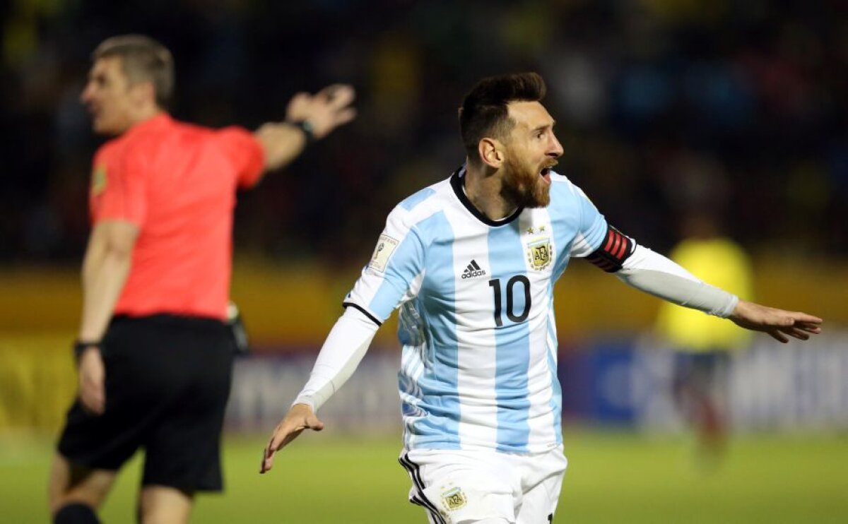 VIDEO și FOTO » Ecuador - Argentina 1-3 » MESSI, MESSI, MESSI! Hattrick-ul superstarului duce "pumele" în Rusia, la CM 2018! Cifre fabuloase la națională pentru căpitan
