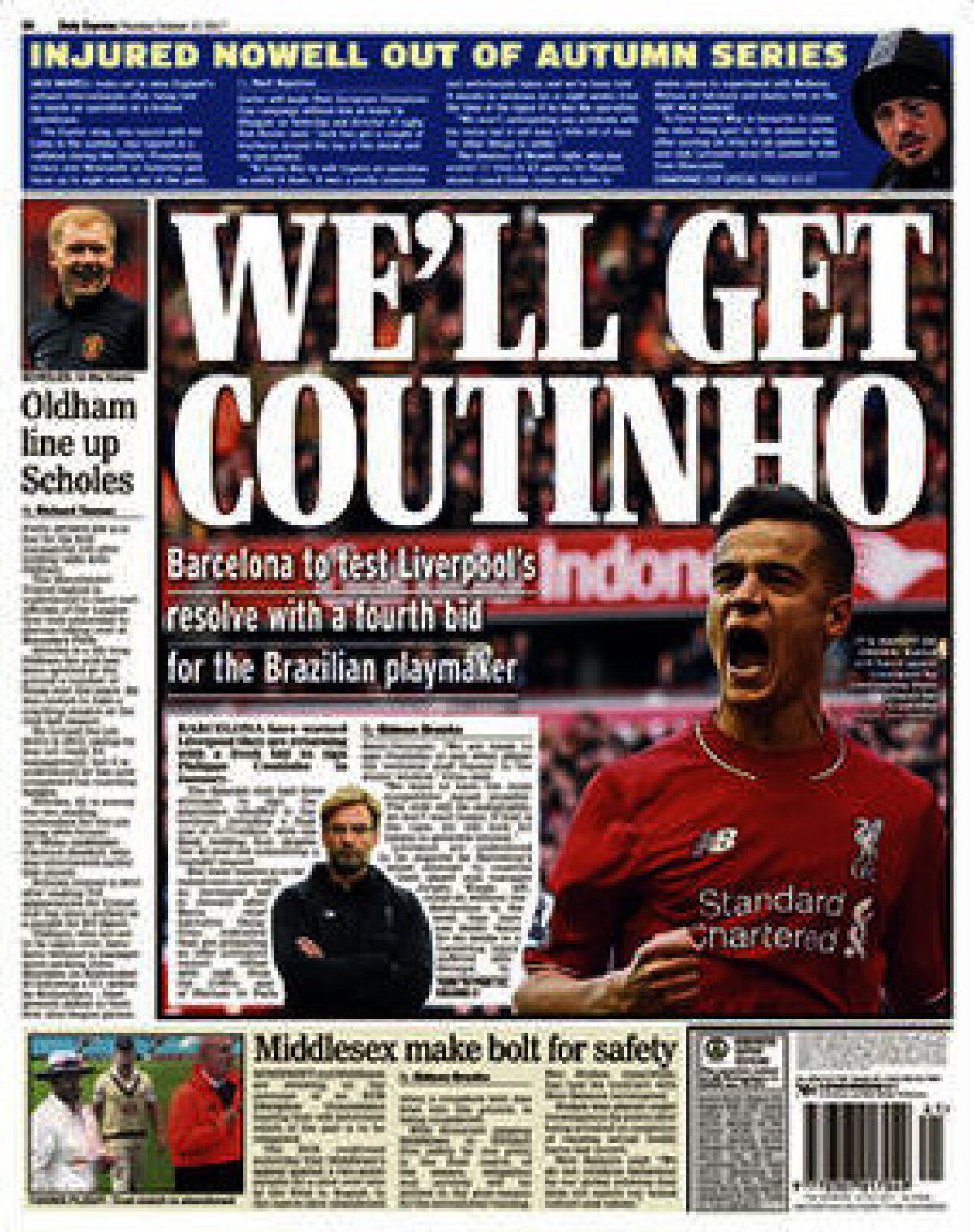 Ce scriu azi ziarele de sport din lume (12 octombrie 2017)