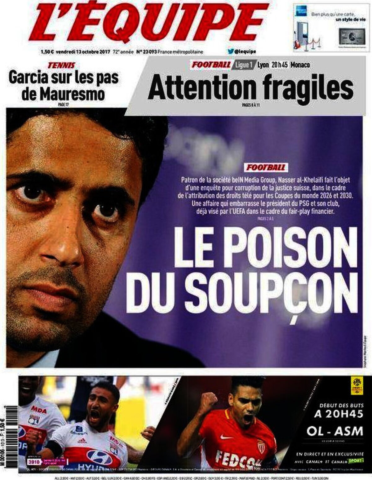 Ce scriu azi ziarele de sport din lume (13 octombrie 2017)