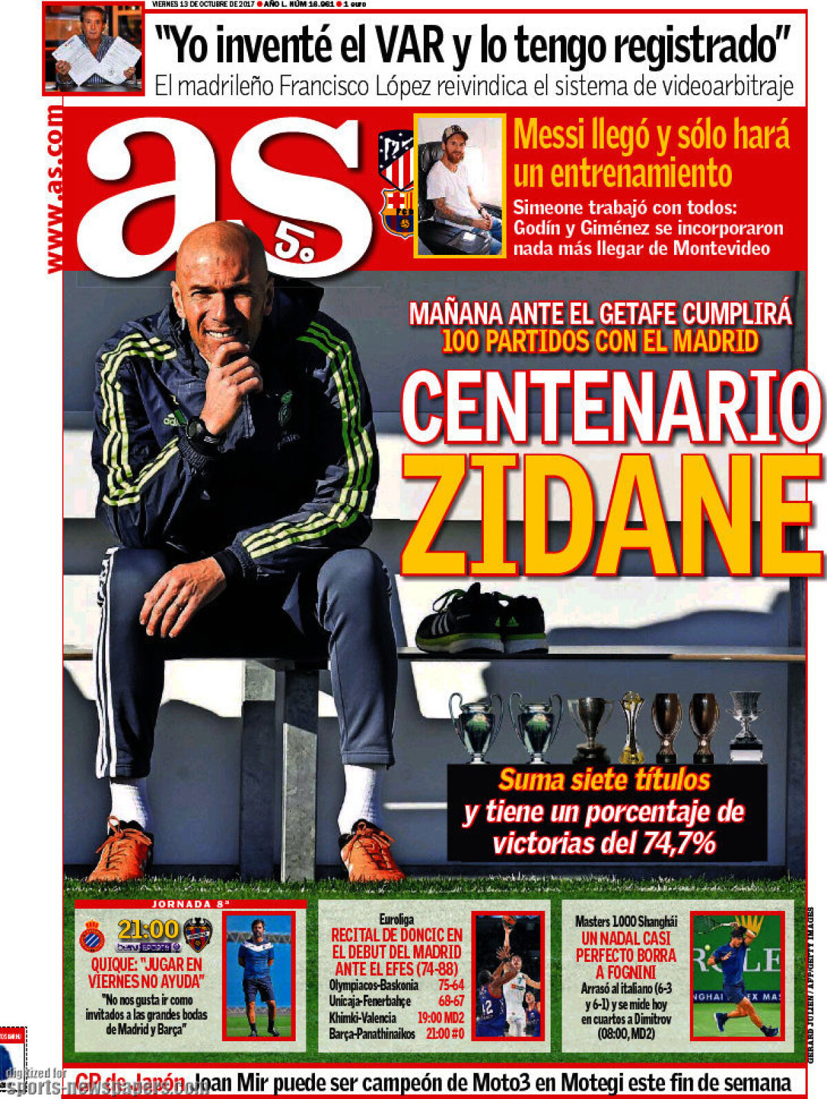 Ce scriu azi ziarele de sport din lume (13 octombrie 2017)