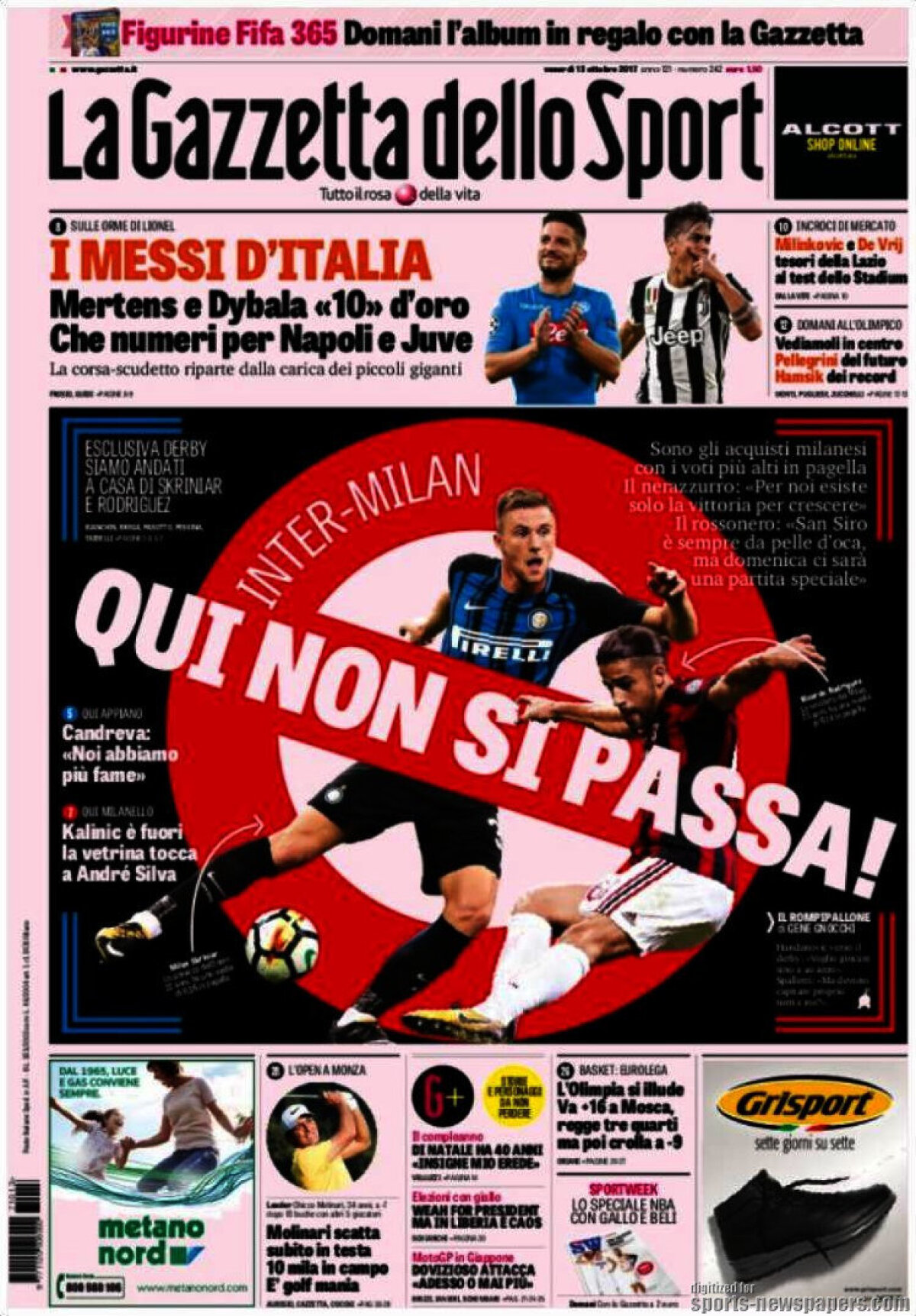 Ce scriu azi ziarele de sport din lume (13 octombrie 2017)