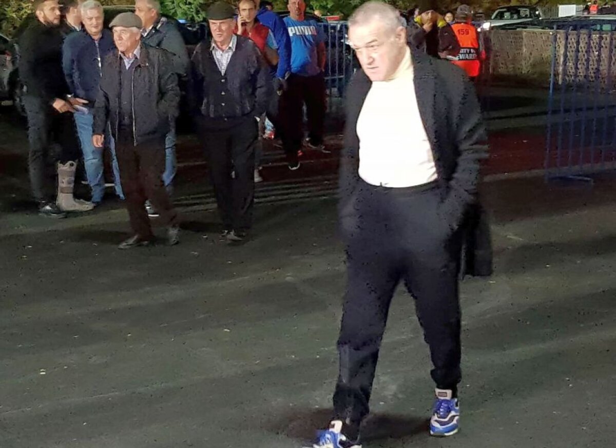 GALERIE FOTO + VIDEO Gigi Becali a făcut show înainte de meciul cu FC Voluntari: "Când vreodată o să facă el legea acolo?" » S-a amuzat pe seama lui Golofca