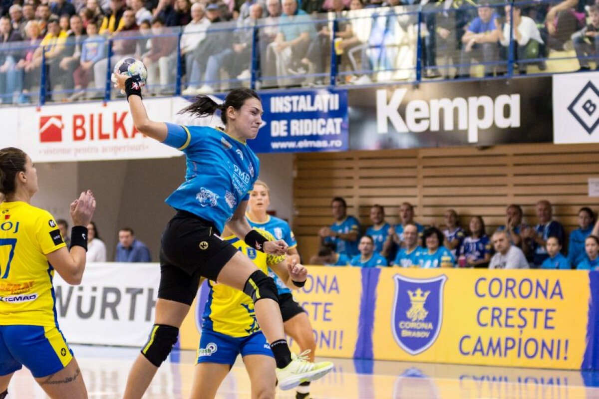 GALERIE FOTO Norme îndeplinite » CSM București s-a impus categoric în fața Coronei Brașov! Campioana României are o medie impresionanată de goluri