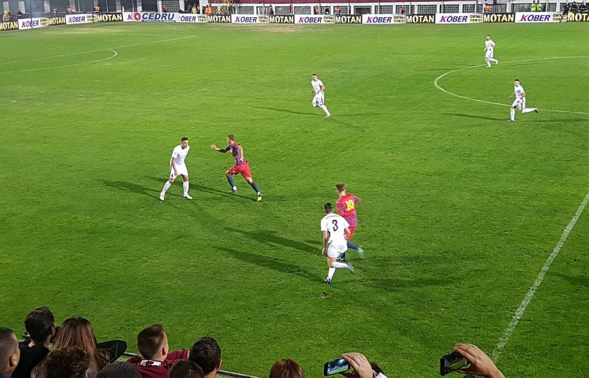 VIDEO + FOTO A fost derby în Giulești! Academia Rapid - Steaua, ciocnire cu goluri, eliminări și 10.000 de oameni în tribune