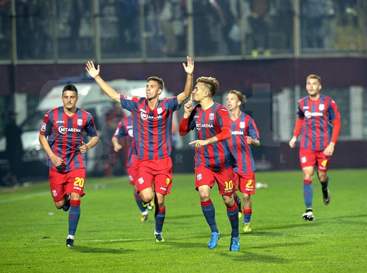 VIDEO + FOTO A fost derby în Giulești! Academia Rapid - Steaua, ciocnire cu goluri, eliminări și 10.000 de oameni în tribune