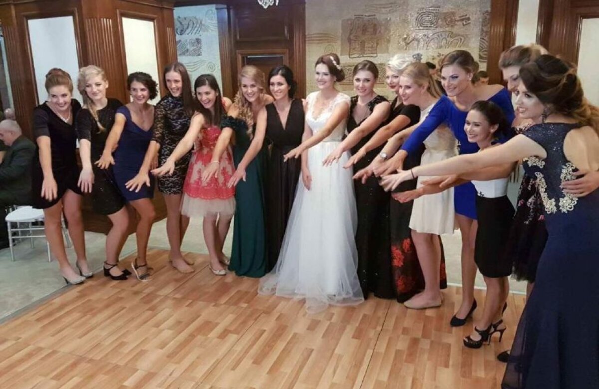 FOTO Nuntă cu campioane » Canotoarele din lotul național al României au participat la nunta Andreei Boghian