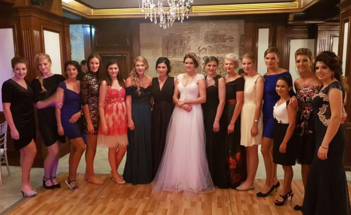 FOTO Nuntă cu campioane » Canotoarele din lotul național al României au participat la nunta Andreei Boghian