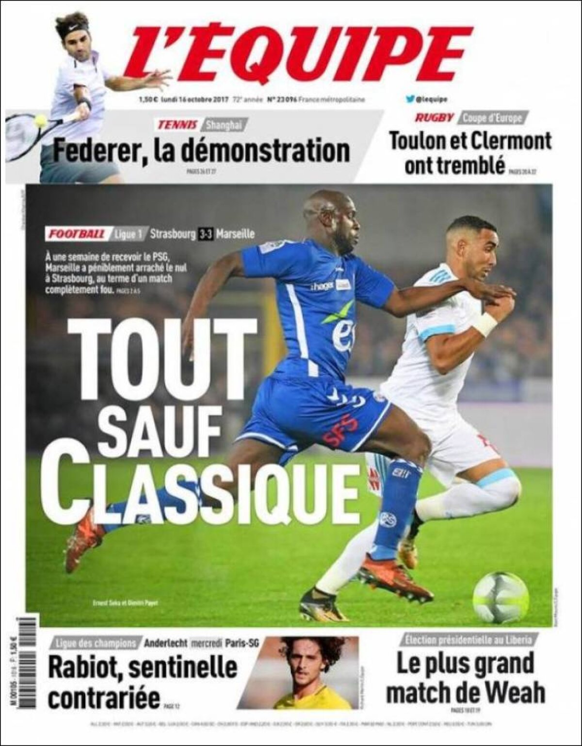 Ce scriu azi ziarele de sport din lume (16 octombrie 2017)