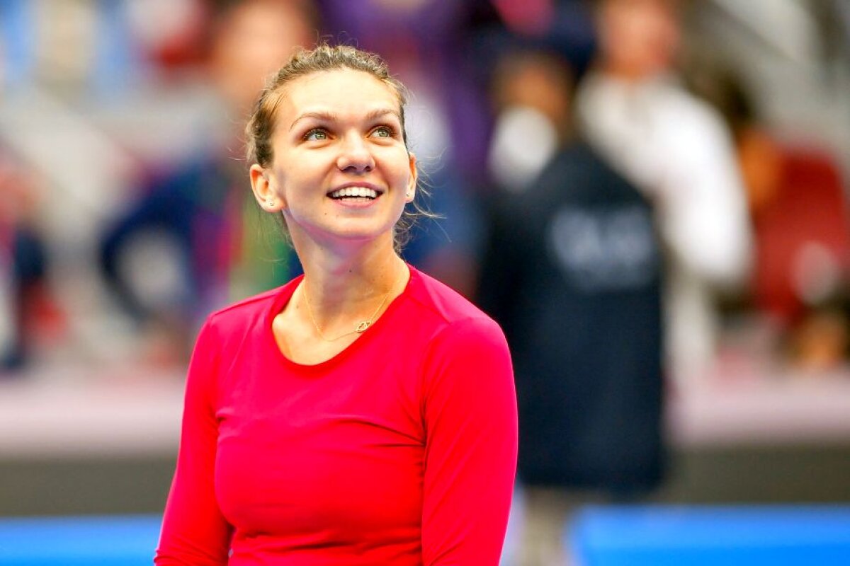 FOTO FABULOS! Cadoul primit de Simona Halep din partea WTA înaintea Turneului Campioanelor