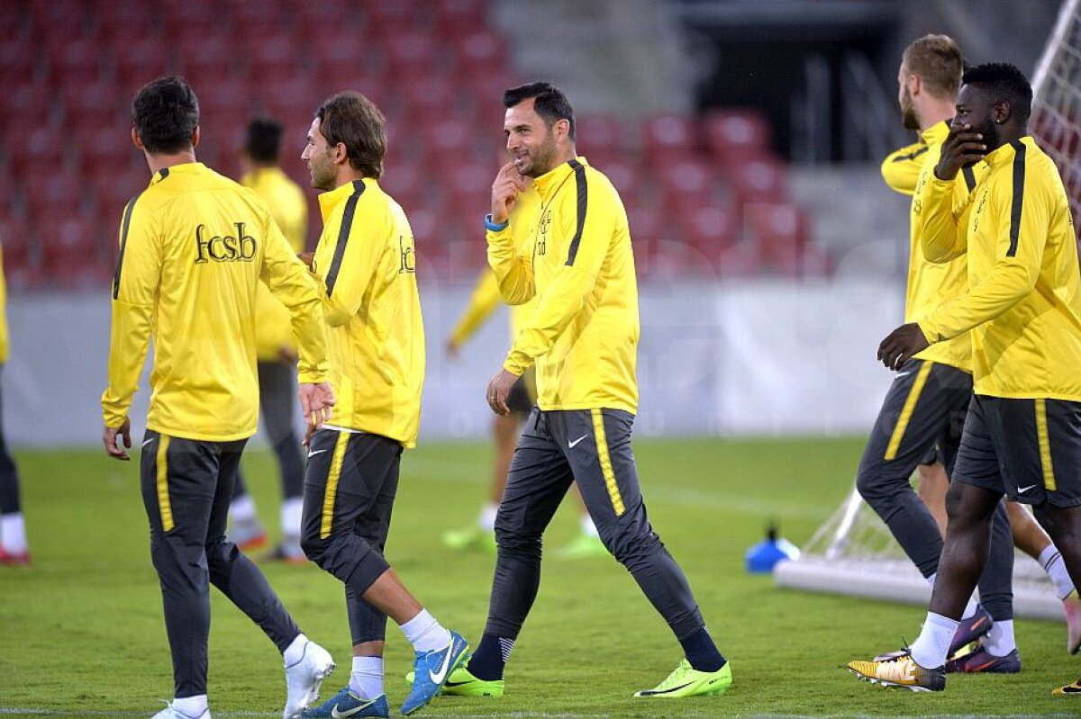 GALERIE FOTO+VIDEO Imagini de la antrenamentul roș-albaștrilor în Israel » Principala problemă a lui Dică, înaintea duelului cu Beer Sheva