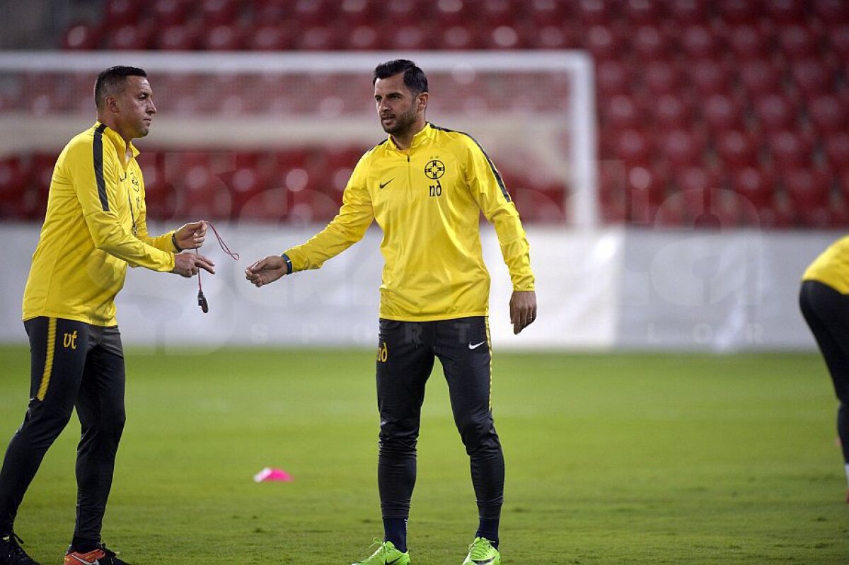 GALERIE FOTO+VIDEO Imagini de la antrenamentul roș-albaștrilor în Israel » Principala problemă a lui Dică, înaintea duelului cu Beer Sheva