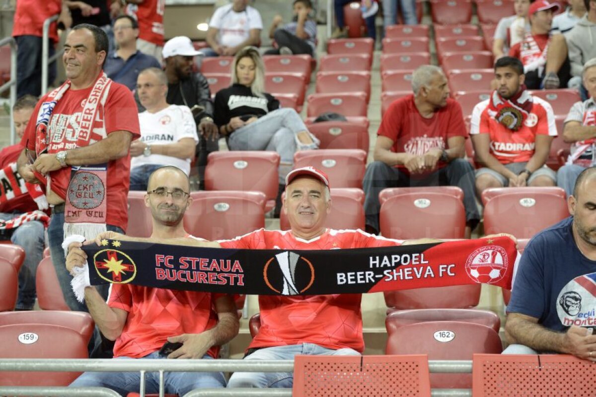 FOTO Imaginea serii vine de la Beer Sheva! Cum a surprins un dinamovist aflat pe stadion la meciul dintre Hapoel și FCSB