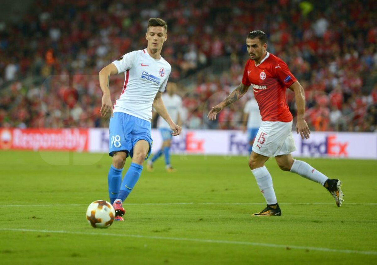 VIDEO+FOTO » Perfecți în Europa! FCSB câștigă cu Hapoel Beer Sheva, 2-1, și e cu un pas în primăvara europeană