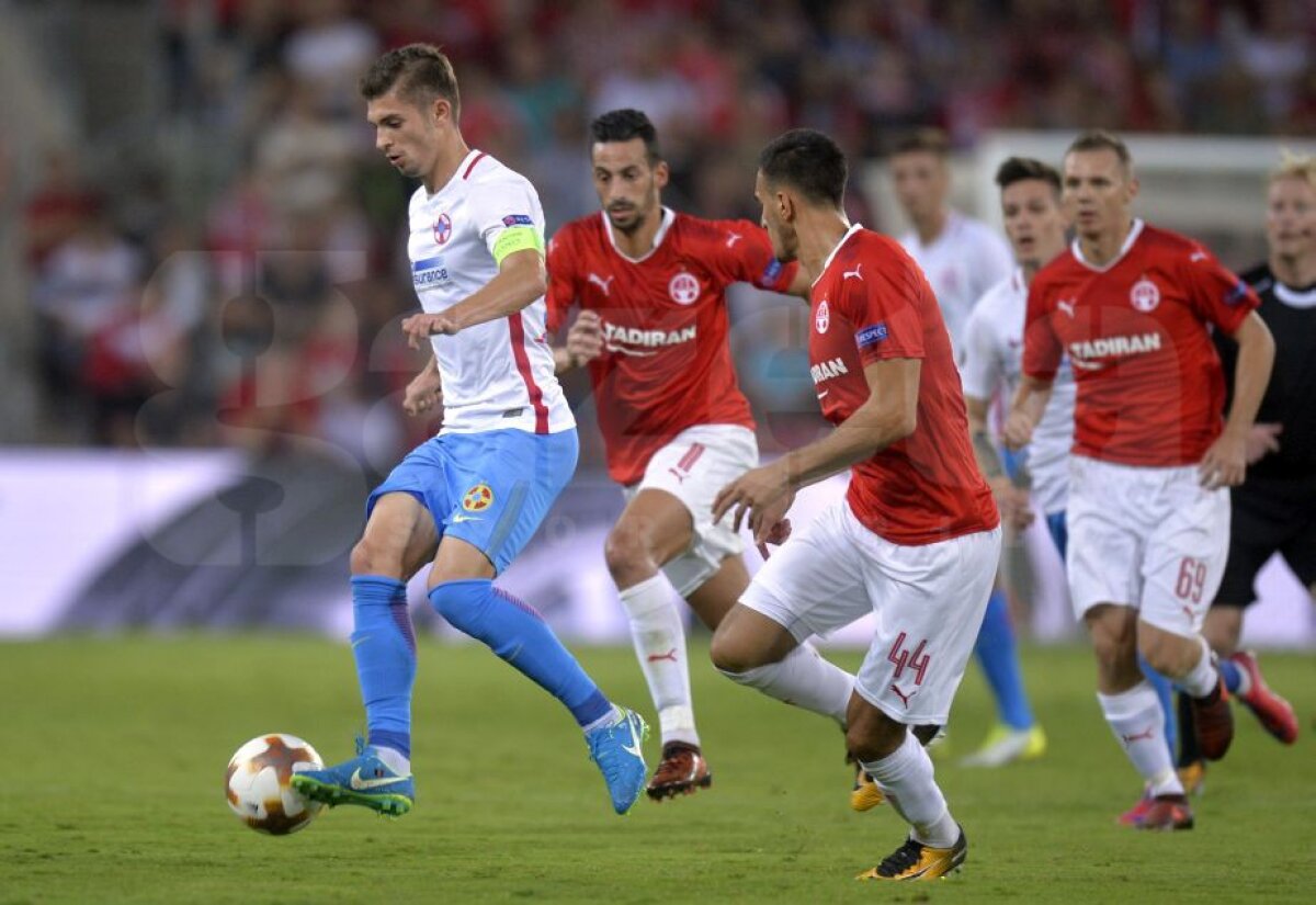 VIDEO+FOTO » Perfecți în Europa! FCSB câștigă cu Hapoel Beer Sheva, 2-1, și e cu un pas în primăvara europeană