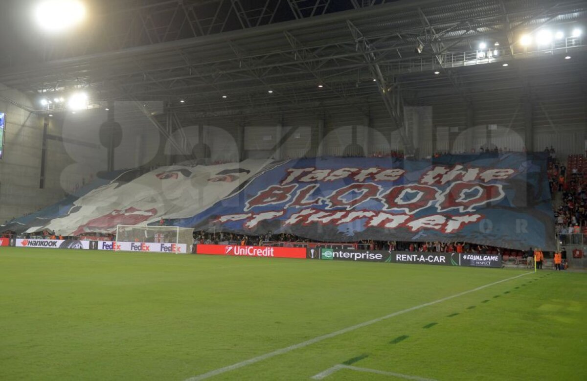 GALERIE FOTO Povestea din spatele mega-coregrafiei de la Hapoel Beer Sheva - FCSB: "Gustați sângele lui Turner"