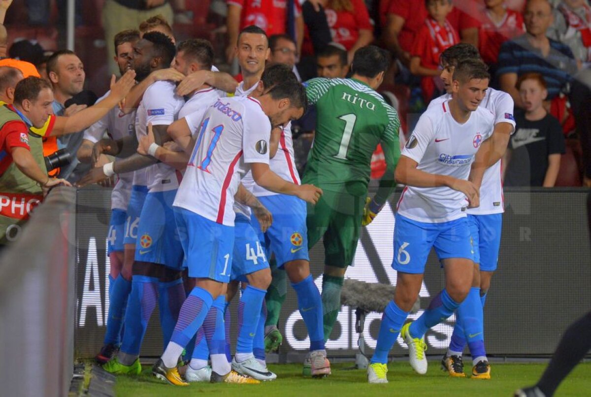 VIDEO+FOTO » Perfecți în Europa! FCSB câștigă cu Hapoel Beer Sheva, 2-1, și e cu un pas în primăvara europeană