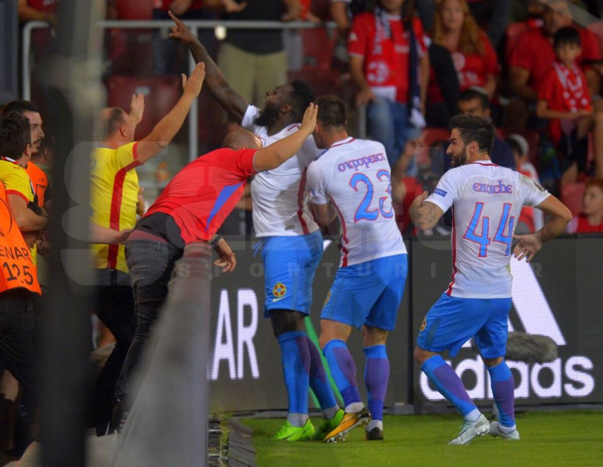 VIDEO+FOTO » Perfecți în Europa! FCSB câștigă cu Hapoel Beer Sheva, 2-1, și e cu un pas în primăvara europeană