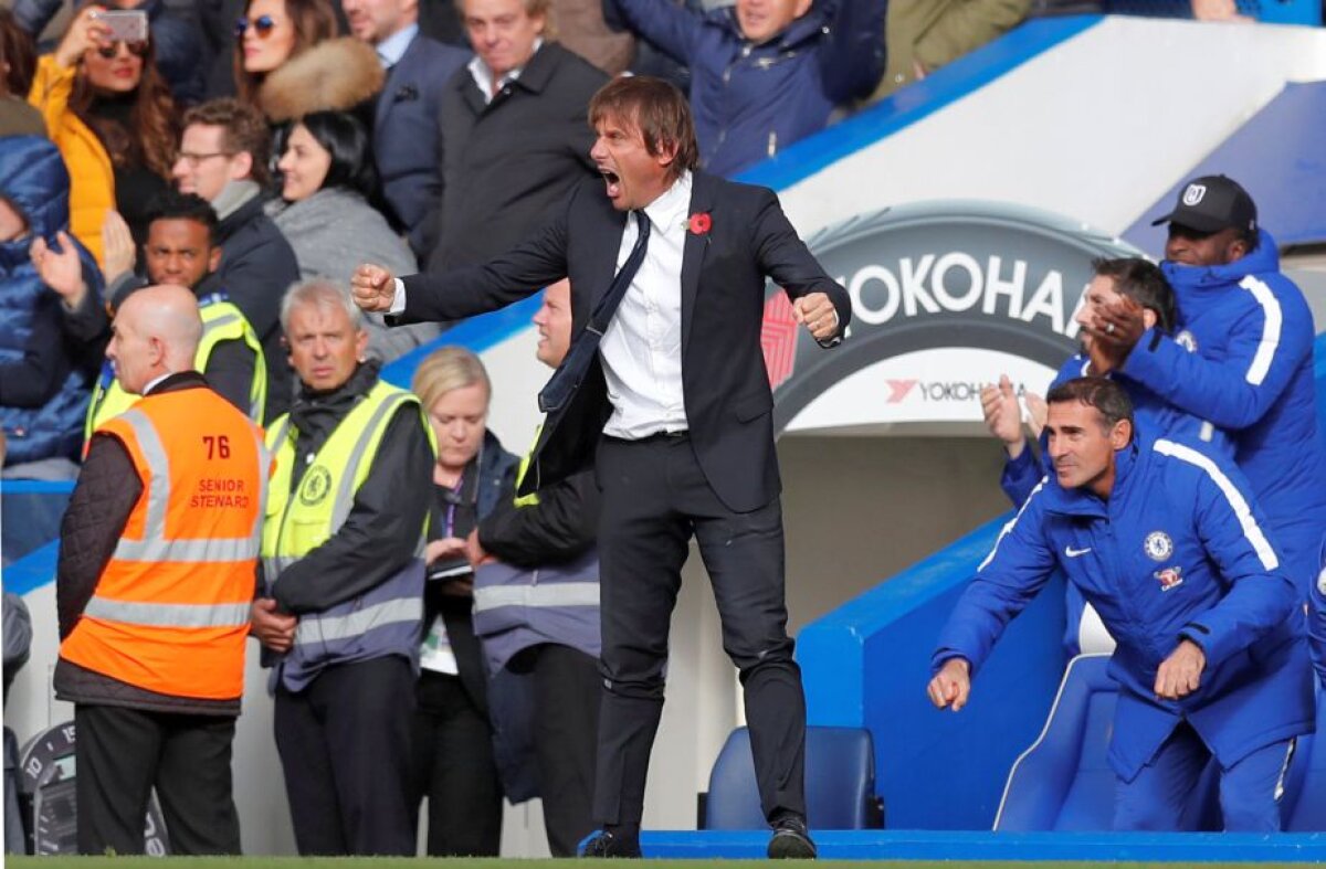 GALERIE FOTO + VIDEO Doar Conte putea face asta! Cum a sărbătorit italianul victoria dramatică a lui Chelsea cu Watford