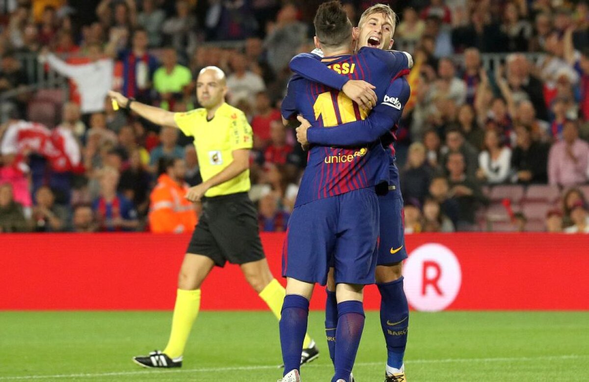 GALERIE FOTO + VIDEO S-a văzut și de pe Lună! Greșeala uriașă de arbitraj prin care Barcelona a deschis scorul cu Malaga