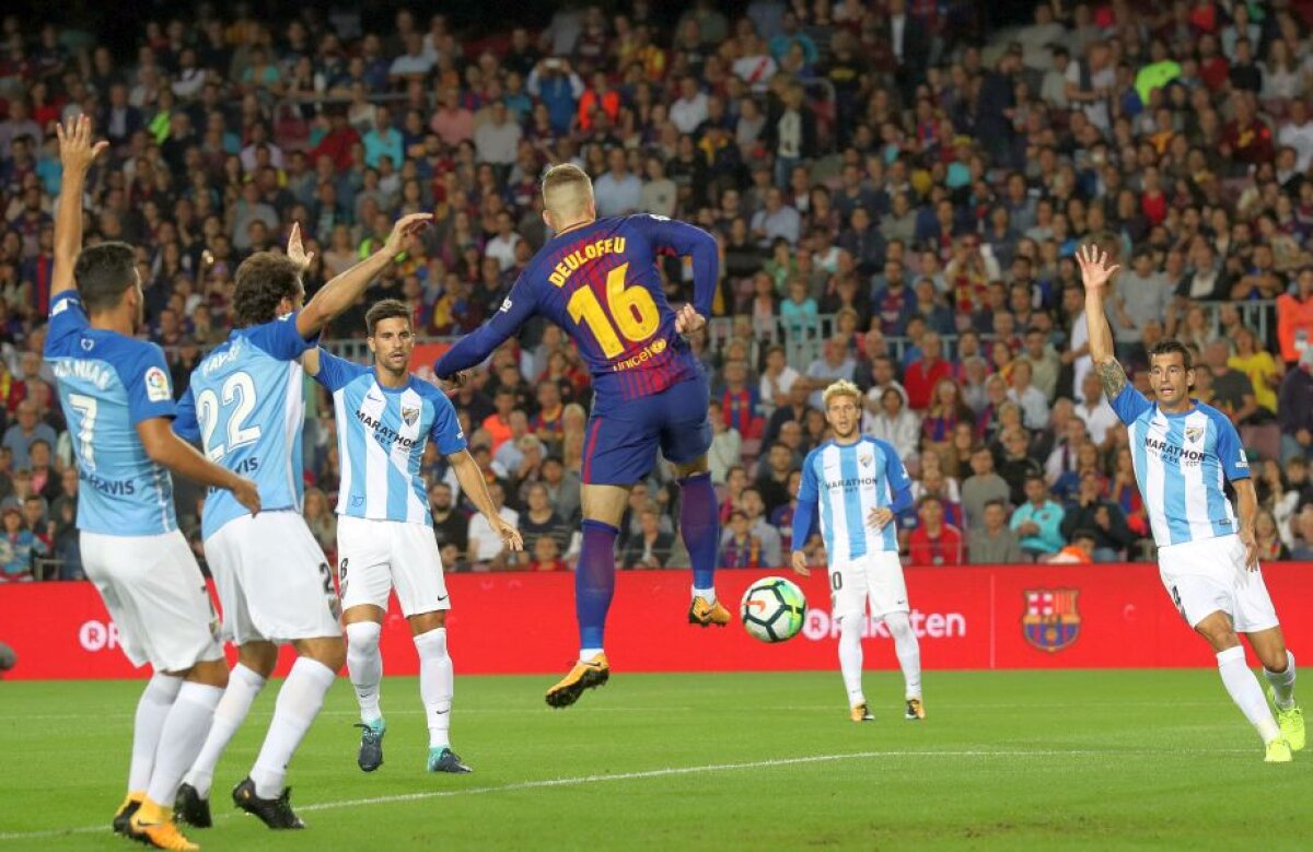 GALERIE FOTO + VIDEO S-a văzut și de pe Lună! Greșeala uriașă de arbitraj prin care Barcelona a deschis scorul cu Malaga